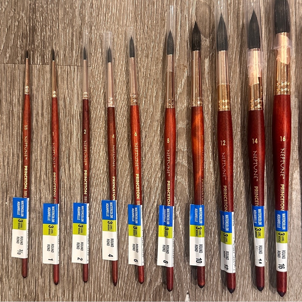 Arches Watercolor Paper and Paintbrush Set - Picture 4 of 9